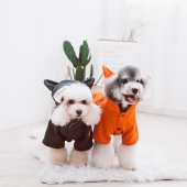 它它Touchdog 可爱狐狸装狗狗衣服泰迪雪纳瑞冬季厚衣服保暖