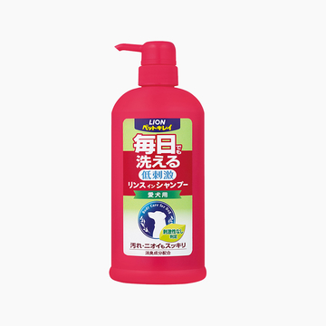 日本艾宠Lion  犬用每日洗二合一香波 柔和花香型 550ml  小图 (0)