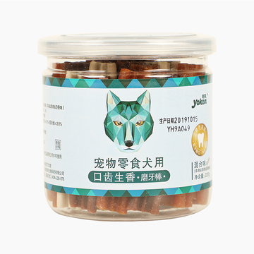 怡亲Yoken 混合味犬用健齿棒 220g 磨牙洁齿 小图 (0)