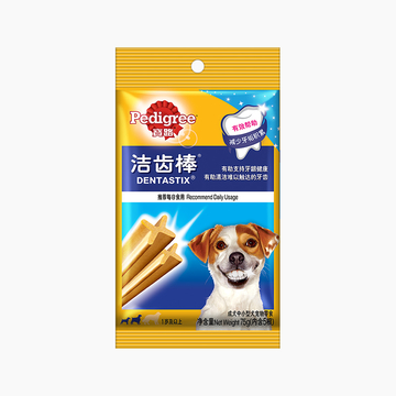 宝路Pedigree 中小型犬成犬洁齿棒 75g 小图 (0)